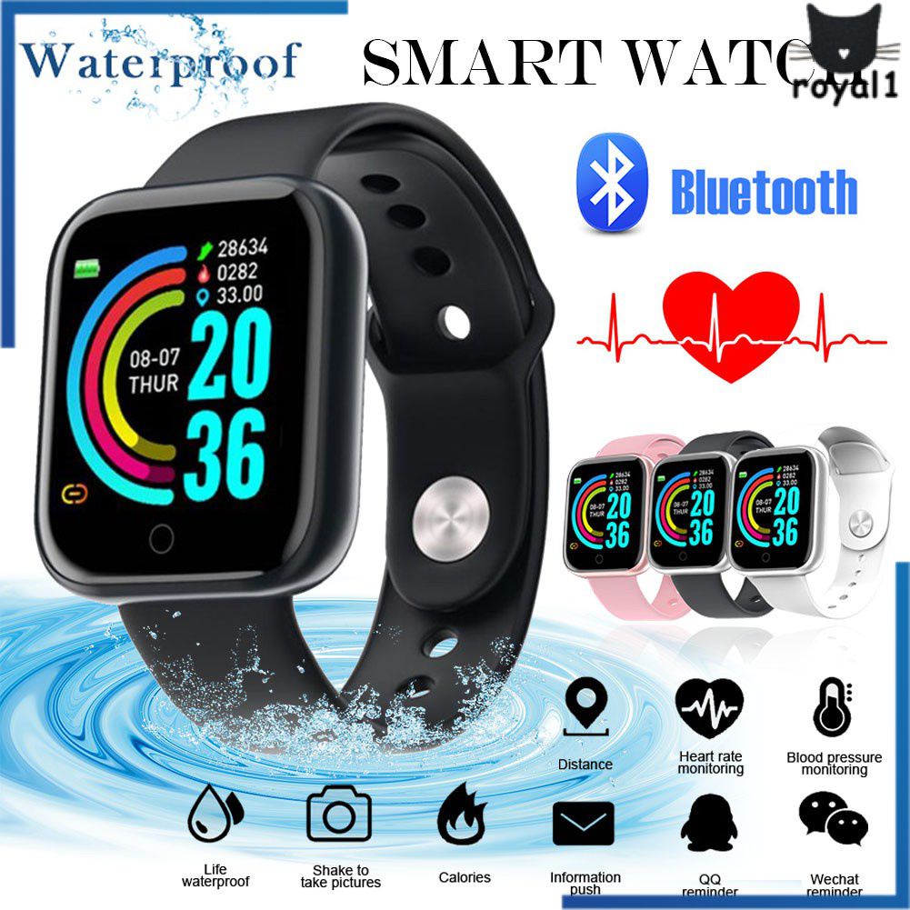 Đồng Hồ Thông Minh Y68 / D20 Kết Nối Bluetooth Đa Năng Chống Thấm Nước PK T500 X8