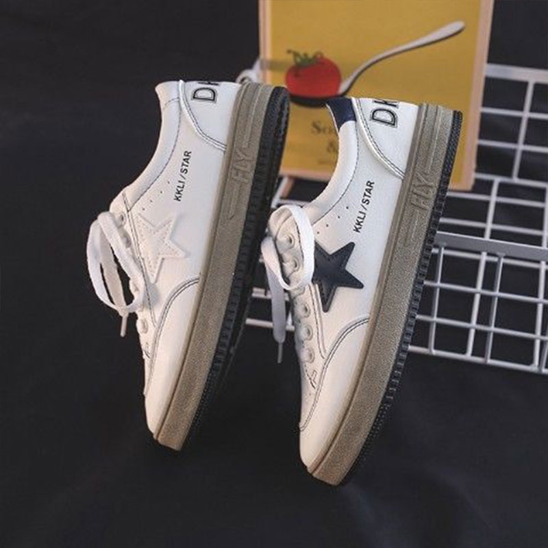 One more shoes Giày Thể Thao Đế Bằng Phong Cách Hàn Quốc Mới Cho Nữ