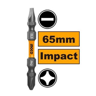 Mũi bắt vít hai đầu ph2+sl6x65mm ingco sdbim21hl133