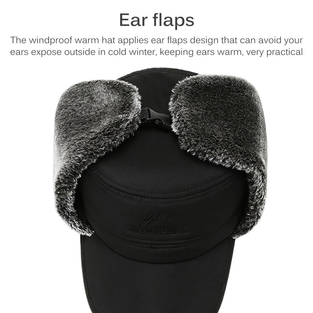 Mũ Giữ Ấm Tai Dày Dặn Thoải Mái Thoáng Khí Dùng Khi Đi Câu Cá / Chạy Bộ / Leo