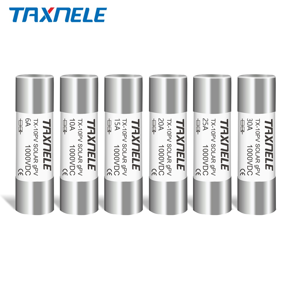 Cầu Chì Năng Lượng Mặt Trời 1000V PV 6A 10A 15A 20A 25A 30A 10 * 38MM