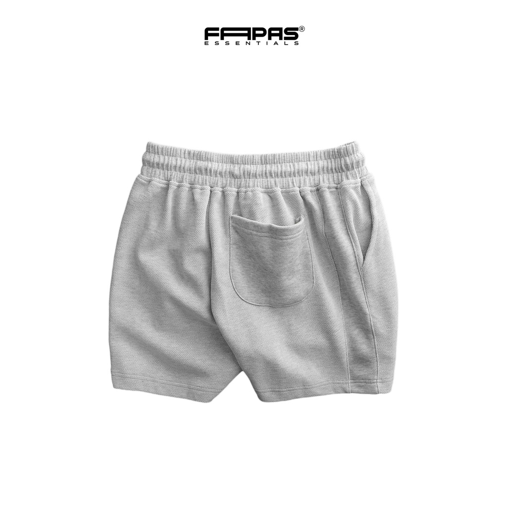 Quần Shorts Nam Lohan SS2 Thêu Logo Tinh Tế Chất Pique Phối Nỉ Mềm Co Giãn Phong Cách Năng Động Form Thoải Mái - FAPAS