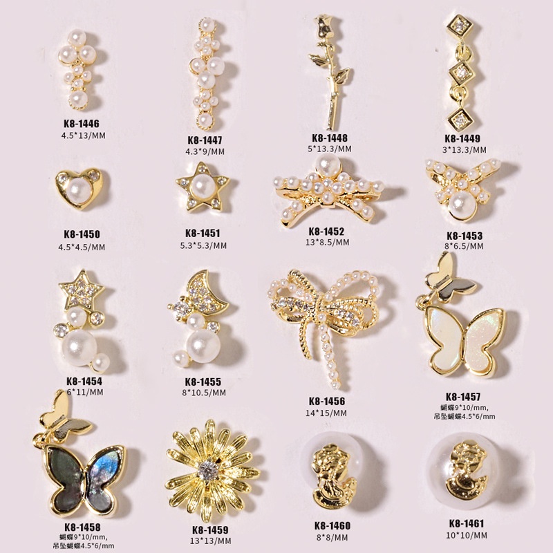 Charm trang tri mong nhiều mẫu mã