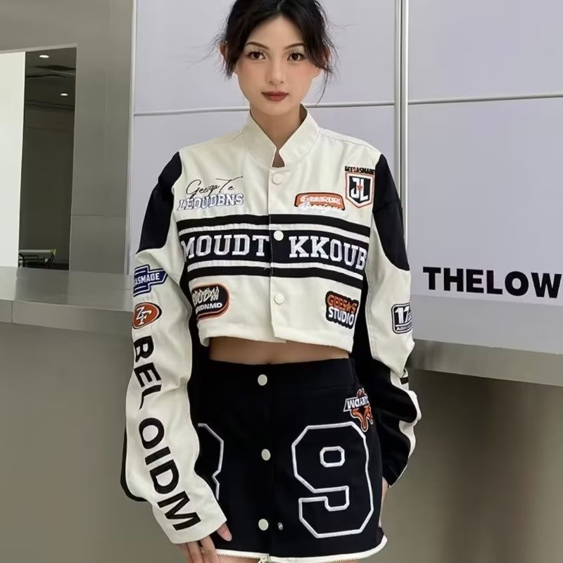 Áo Khoác Bóng Chày Tay Dài Dáng Rộng Phong Cách Hip Hop Mỹ 2022 Thời Trang Mùa Thu Cho Nam Và Nữ