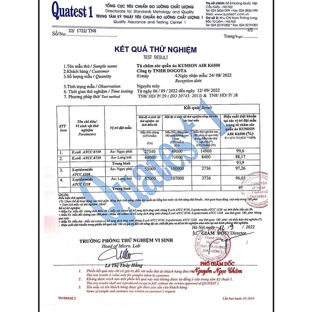 Tủ chăm sóc áo quần thông minh Kumion AIR K6500 - Chính Hãng - Miễn Phí Giao Hàng