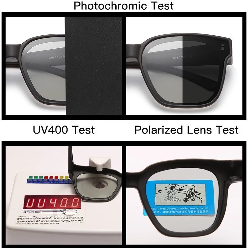 Kính Mát Chống Tia UV Gọng Lớn Thời Trang Unisex