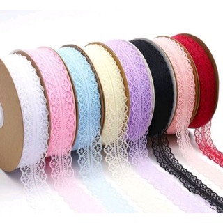 Hoả tốc Cuộn 5 mét ruy băng ren 3cm/ren 4,5cm nhiều màu