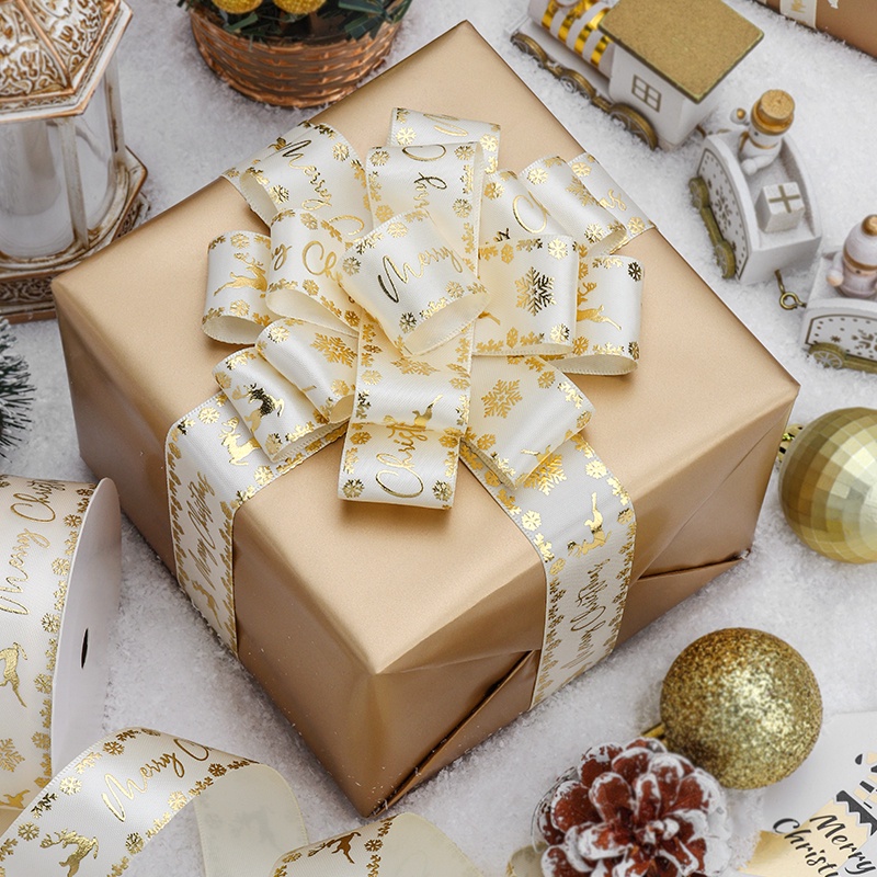 Cuộn Dây Ruy Băng Dài 9.1m Dùng Gói Quà Giáng Sinh