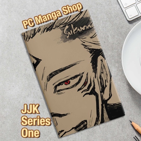 Bìa Handmade Chú Thuật Hồi Chiến - Jujutsu Kaisei - Màu Nâu - Series One - PC Manga