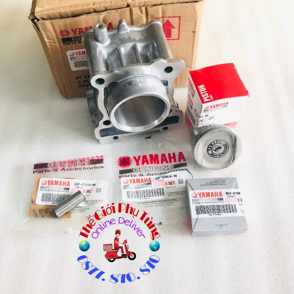 Bộ nòng piston bạc NVX 155cc Zin Yamaha Indonesia - 2DP-E1311-10
