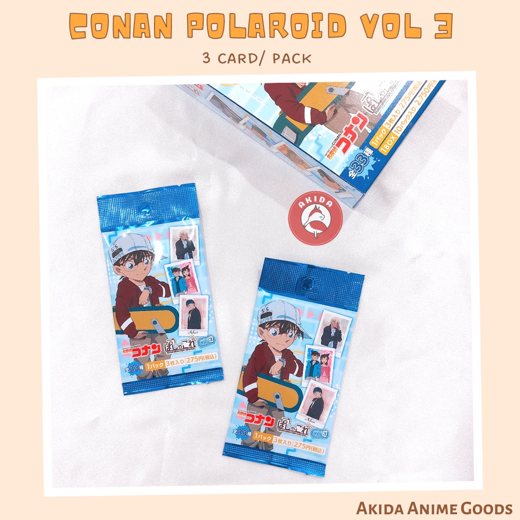 Pack random/ Thẻ nhân phẩm - polaroid vol 3 - conan