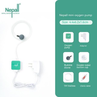 Máy Bơm Oxy Mini Không Ồn Cho Bể Cá Cảnh