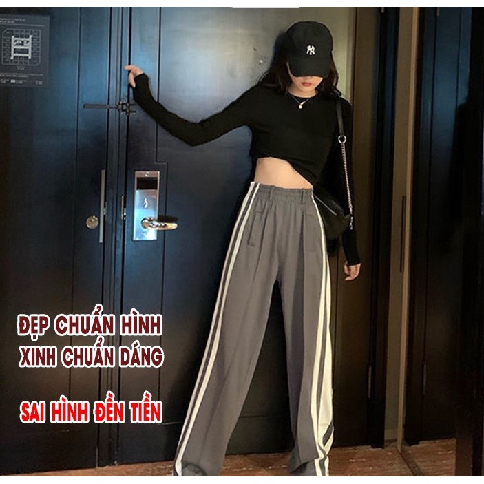 Áo croptop tay dài ôm nữ đen trắng thun gân , áo thun crt body 100% cotton CRT 263