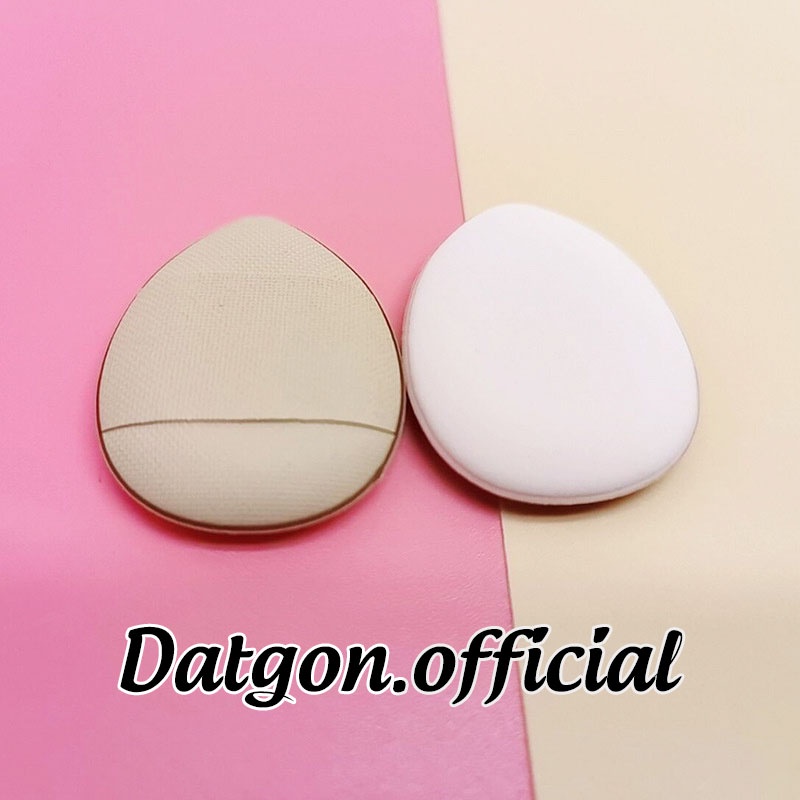 Set 2 Mút Tán Mini Cao Cấp Gecomo Tán Kem Nền Cushion Kem Che Khuyết Điểm