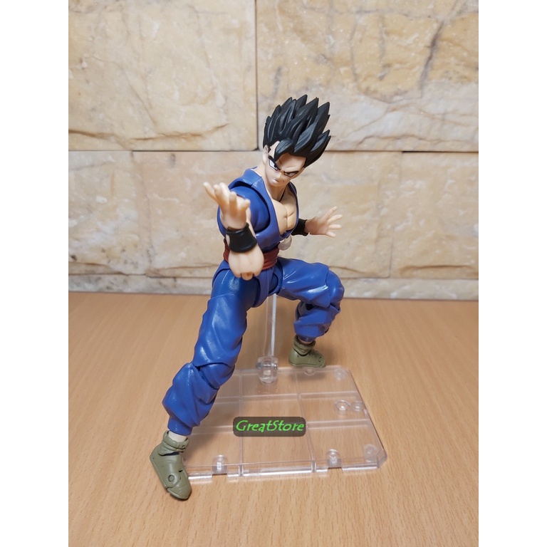 Mô hình Dragonball Ultimate Son Gohan super hero và Son Goku Ultra Instinct Figma cử động được 1/12 scale 15 cm