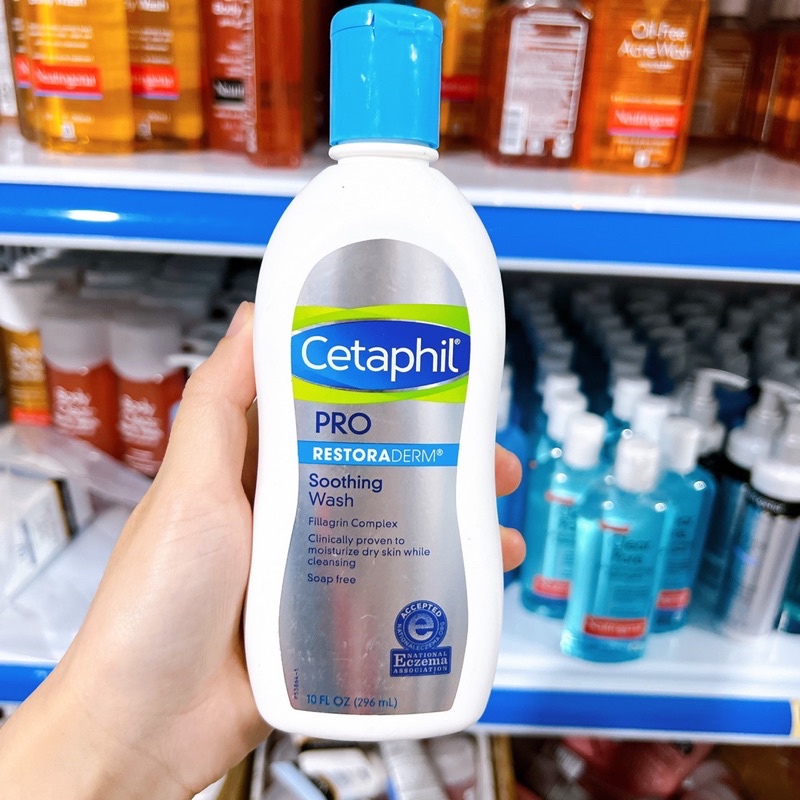 Sữa tắm dành cho da cơ địa, khô Cetaphil Pro Dry Skin 296ml hàng Mỹ