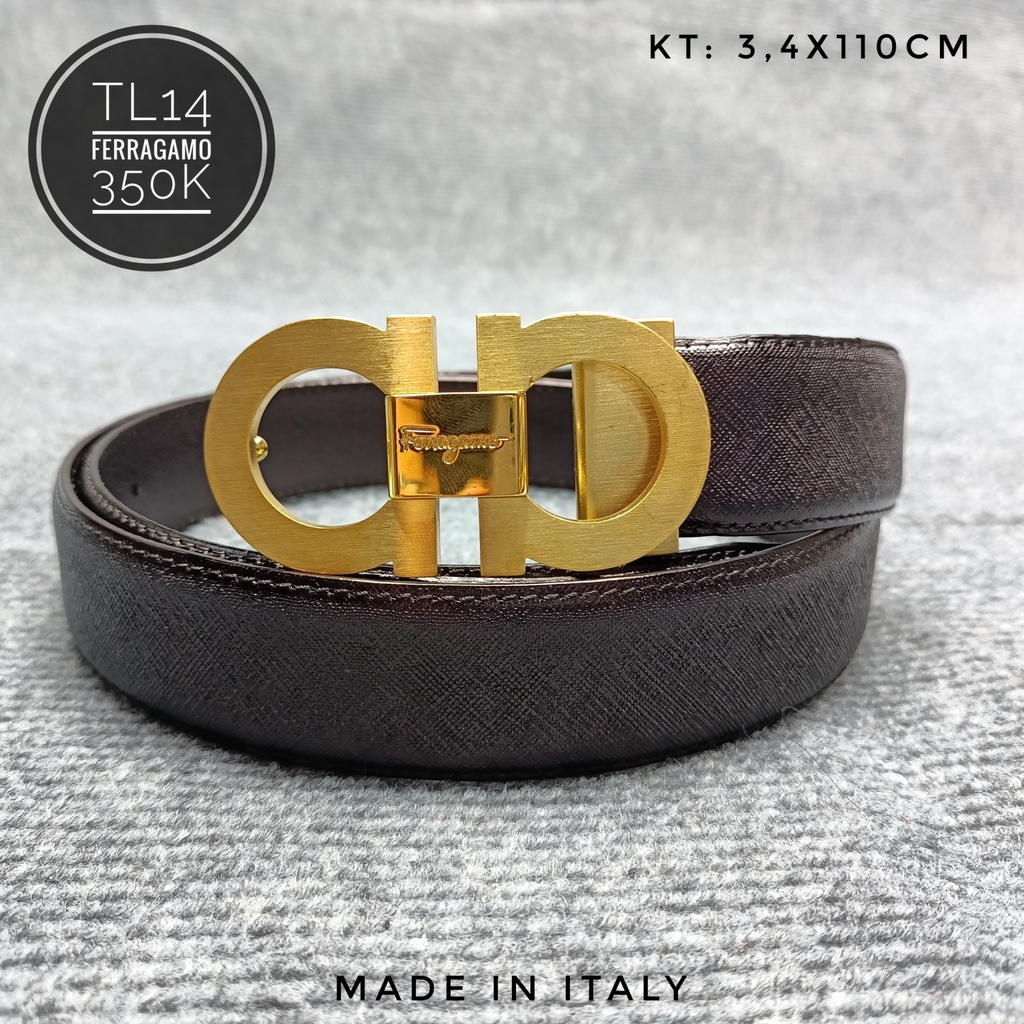 Thắt lưng nam Ferragamo made in italy da thật đảm bảo đẹp xuất sắc