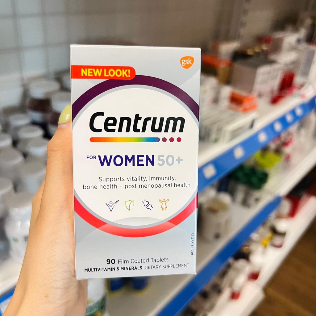 (Thanh lý hạn 12/2023) Centrum For Women 50+ 90 viên
