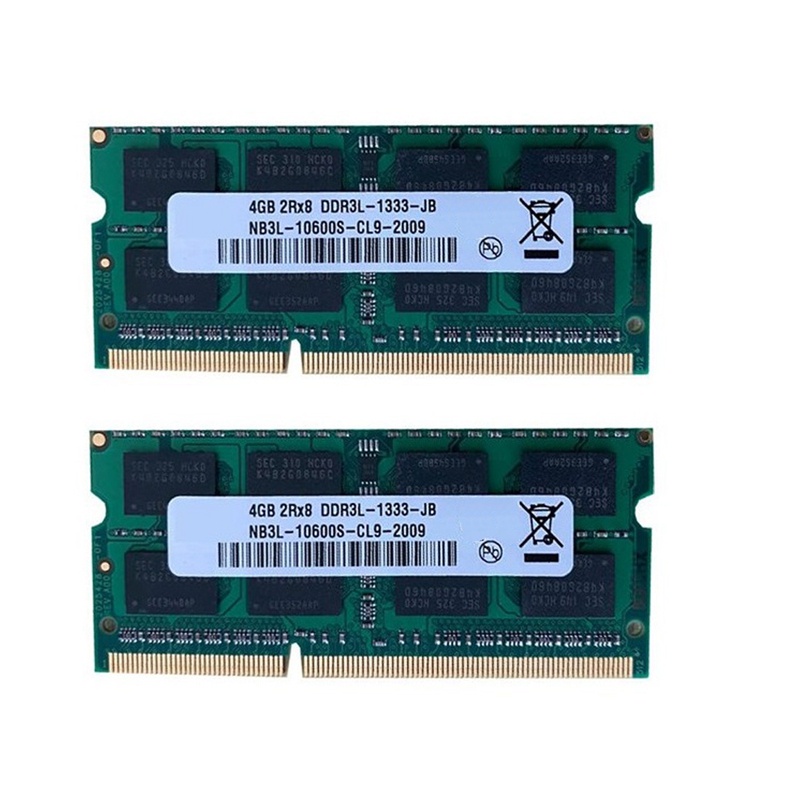 Set 2 Bộ Nhớ DDR3L RAM Dành Cho Laptop UDIMM Memoria Rams Notebook DRR3 RAM Memomry