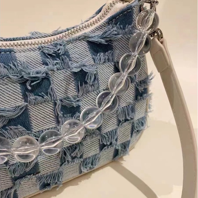 Túi Xách Nữ Đeo Vai Họa Tiết Caro Thời Trang Mới