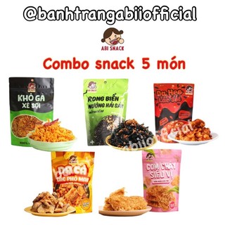 Combo snack 5món bánh mặn Abi