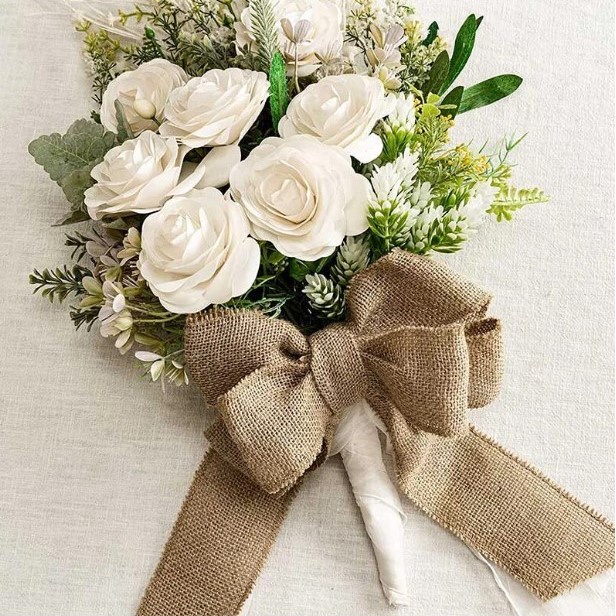 Cuộn ruy băng vải bố 5m, đủ size, ruy băng vải đay, cuộn dài 5m, làm handmade, decor, trang trí tiệc, thắt lơ