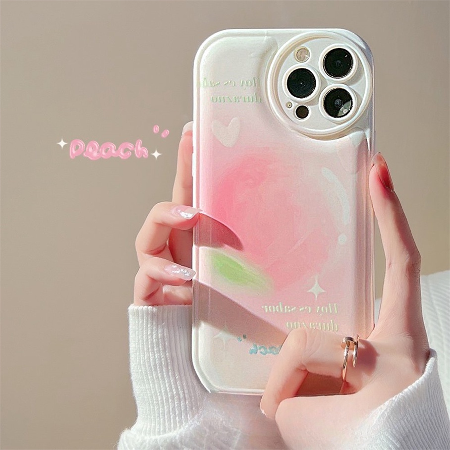 Ốp Điện Thoại TPU Mềm Màu Hồng gradient Cho Iphone6 6splus 7 7plus 8 8plus XR x xs 12 11 pro max plus 13 promax-5006