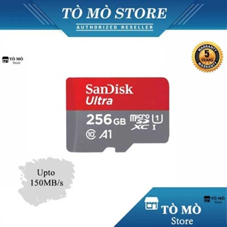 Thẻ nhớ MicroSDXC SanDisk Ultra 256GB A1 150MB/s - Bảo Hành 5 Năm