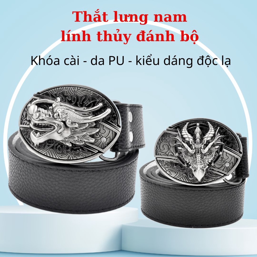Thắt Lưng Nam Lính Thủy Đánh Bộ-Khóa Cài-Được Làm Bằng Hợp Kim-Phù hợp với mọi lứa tuổi