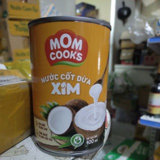Nước cốt dừa tươi Xim Mom Cooks 400 ML (24 Lon/1 thùng) Loại mới