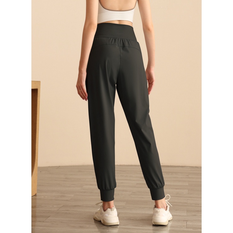 Wmuncc Quần Legging Thể Thao Lưng Cao Dáng Suông Mau Khô Thoáng Khí Thời Trang Cho Nữ