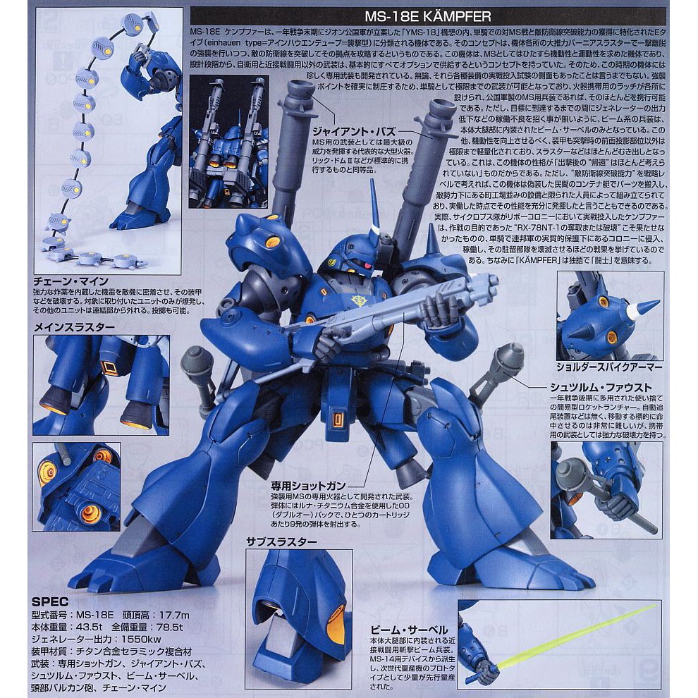 Mô hình lắp ráp Gundam HG UC 1/144 Kampfer