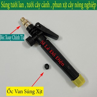 Súng xịt máy rửa xe áp lực dùng cho máy bơm mini 12V
