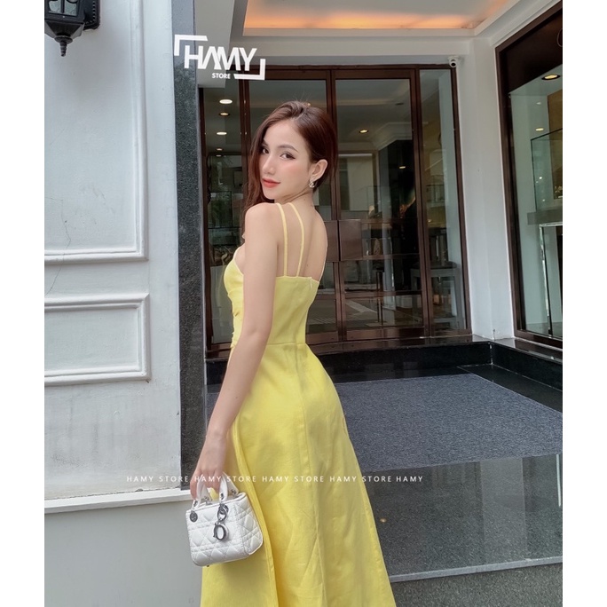 Đầm Yếm Dây Hoa