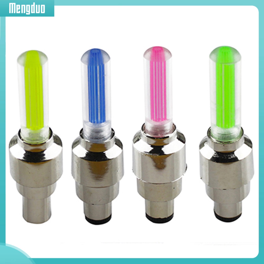 Đèn led gắn van bánh xe đạp tiện lợi tăng khả năng quan sát