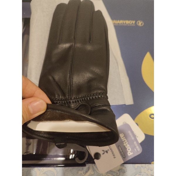 Găng Tay Da Cừu Nữ Màu Đen Lót Lông Cực Ấm- Bảo hành 3 năm