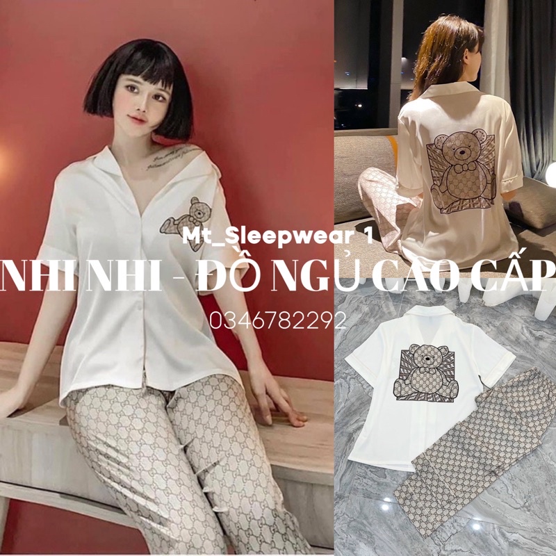 PYJAMA CỘC DÀI G.C GẤU XINH