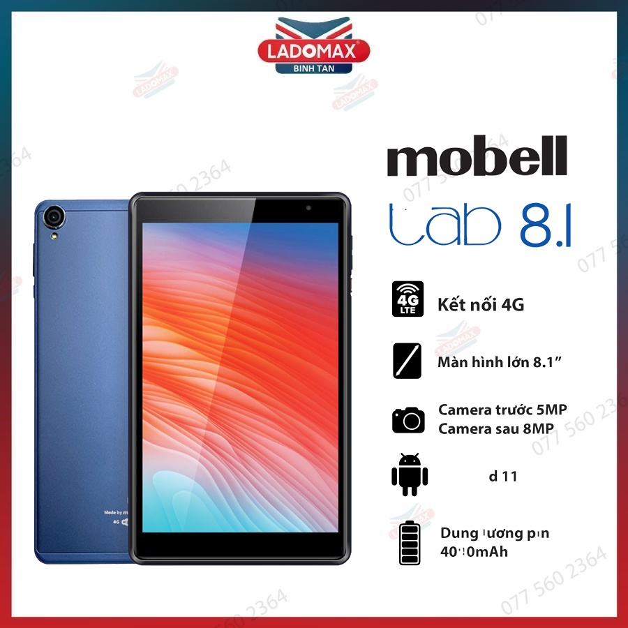Máy tính bảng Masstel Tab 8.1 4G chính hãng thiết kế đơn giản thân thiện