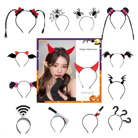 Băng Đô Cài Tóc Hình Dao Hoạt Hình Vui Nhộn Cho Tiệc Halloween