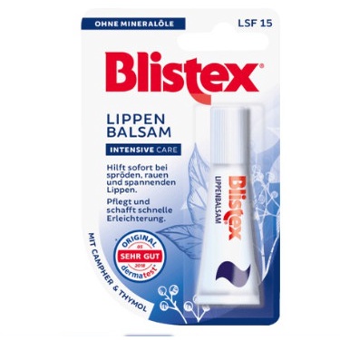 Dưỡng môi chăm sóc chuyên sâu dạng tuýp Blistex nội địa Đức 6Ml