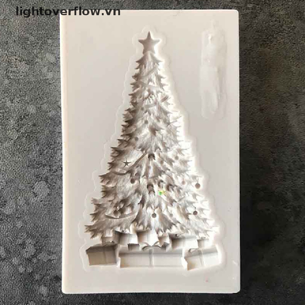 Khuôn Silicon Làm Bánh Kẹo Hình Cây Thông Giáng Sinh