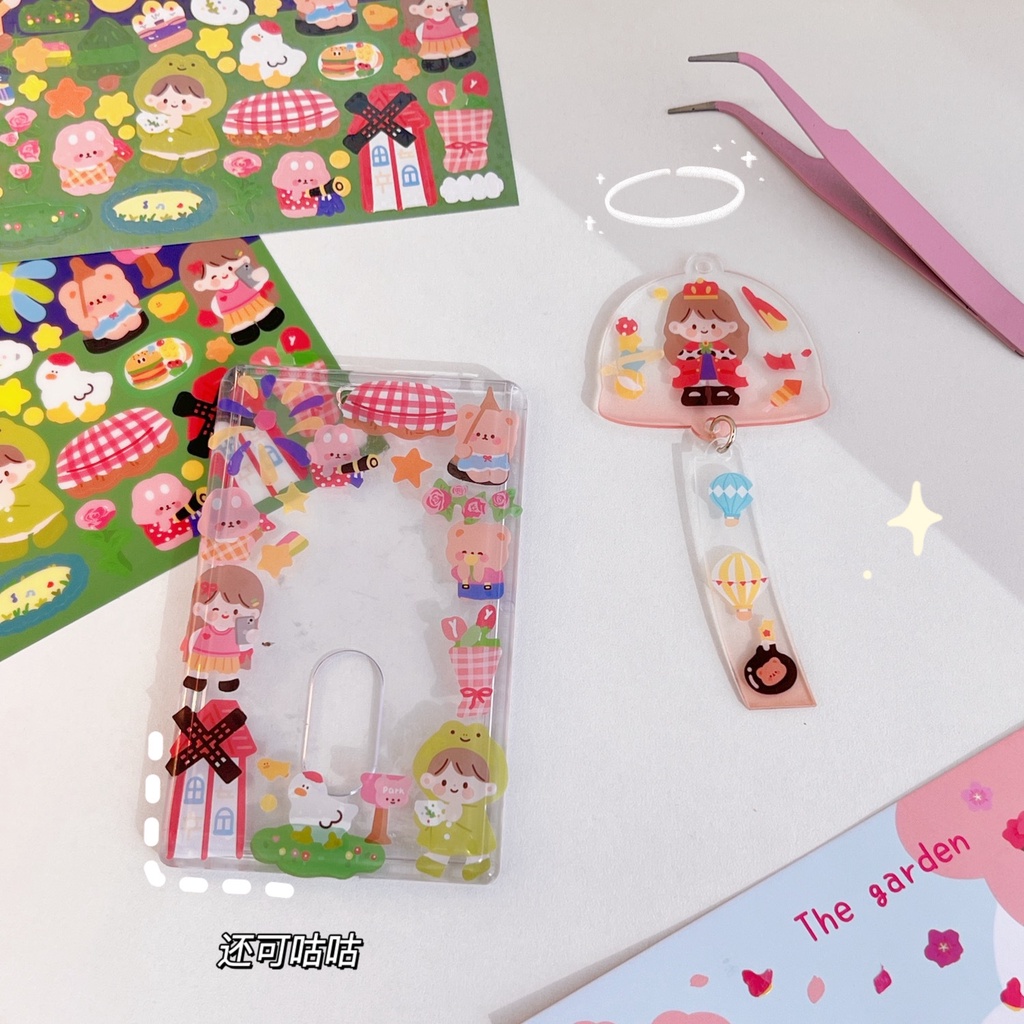 Miếng Dán Trang Trí Hình Nhân Vật Goo Dễ Thương SS167