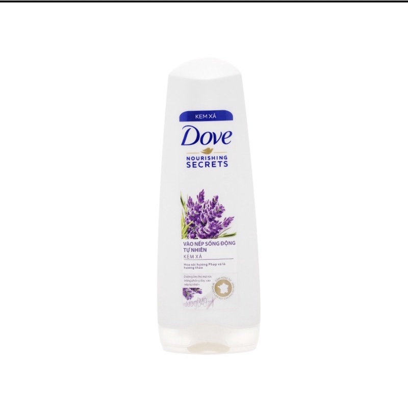 Kem xả dove vào nếp sống động tự nhiên