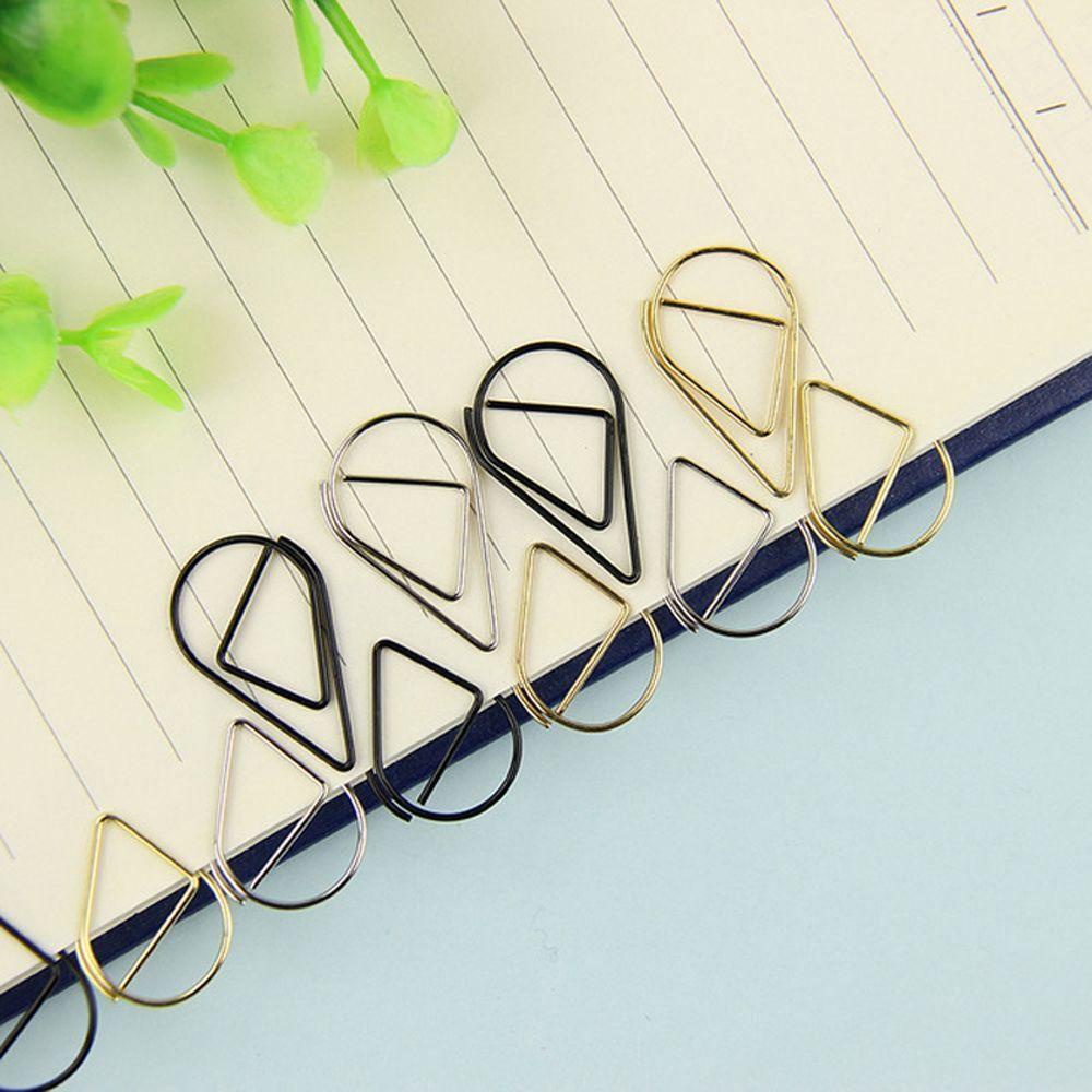 Augustina Bookmark Kim Loại Mini Kẹp Đánh Dấu Trang Sách Hình Giọt Nước Sáng Tạo Dùng Trong Văn Phòng