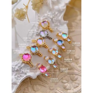 Charm đá đủ màu trang trí móng