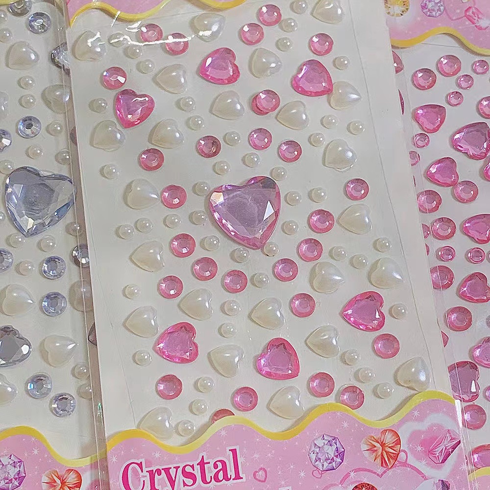 Sticker Kim Cương 3D Dán Phần Thưởng Trang Trí Sân Khấu Cho Bé