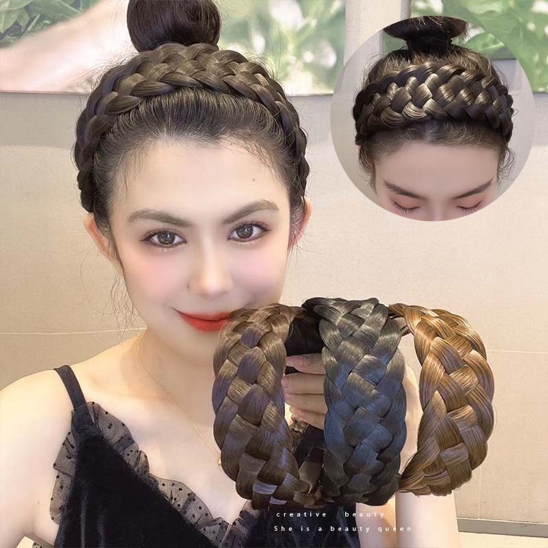 【Bờm Tóc】Băng đô Cài Tóc Tết/Rửa MặtĐa Năng Thời Trang Hàn Quốc Cho Nữ