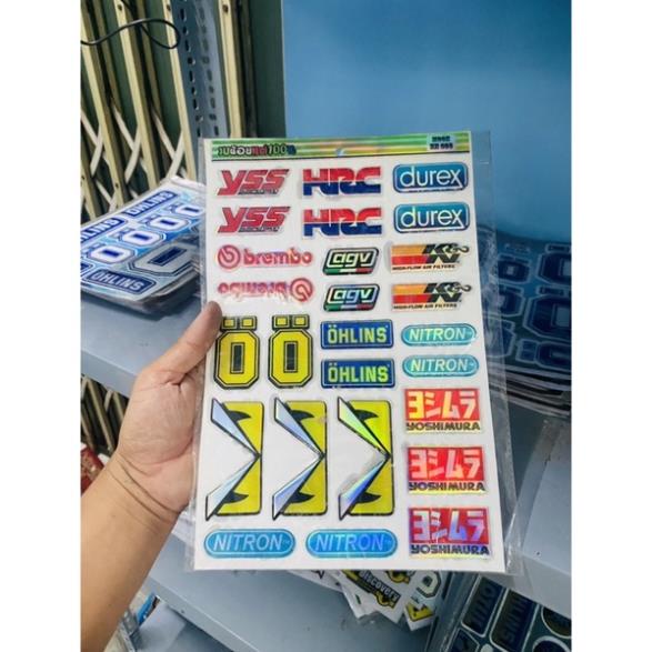 Logo sticker nổi Crom tian 7 màu
