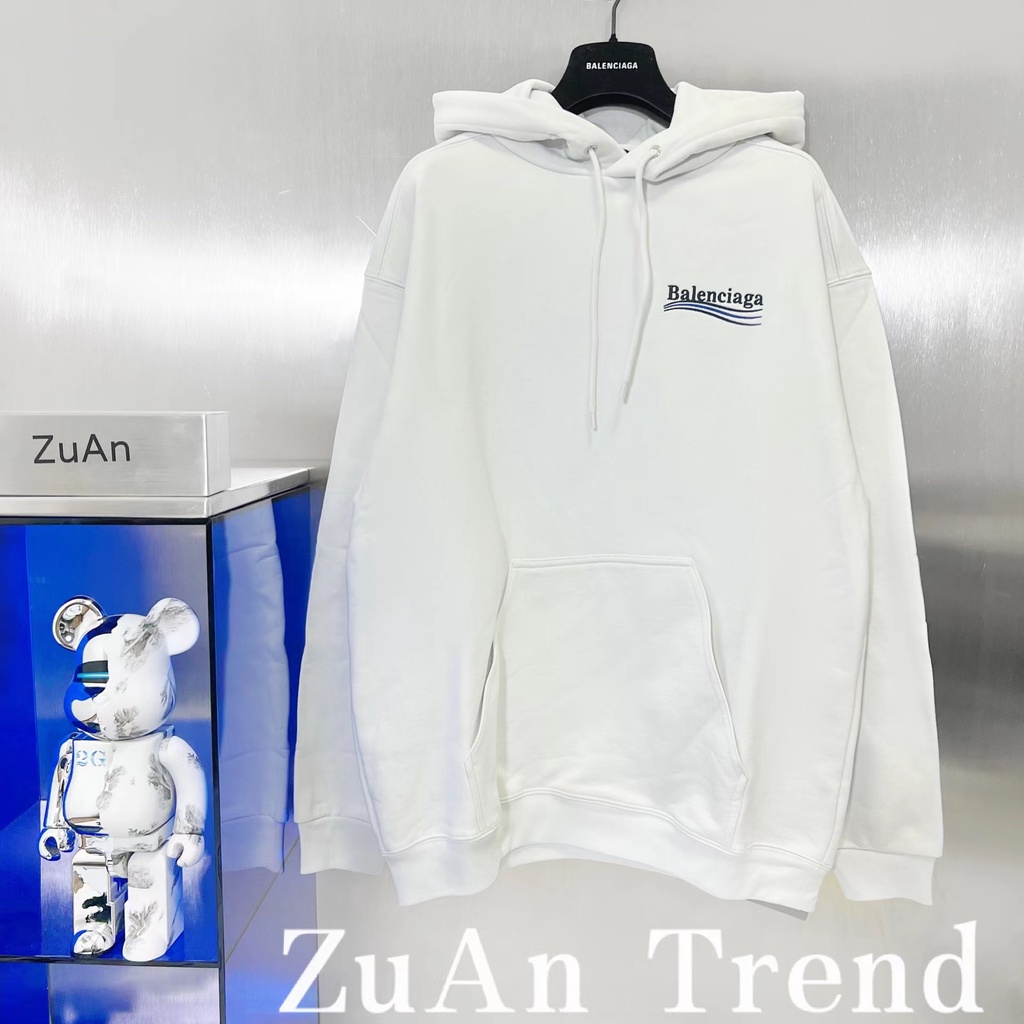 Áo Hoodie In Logo Balenciaga Thời Trang Cho Nam Nữ
