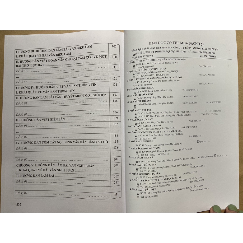 Sách - Hướng dẫn viết bài văn lớp 6